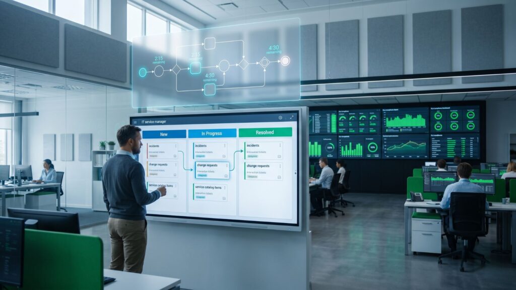 DCase akıllı servis yönetimi ve iş akışı otomasyon platformu